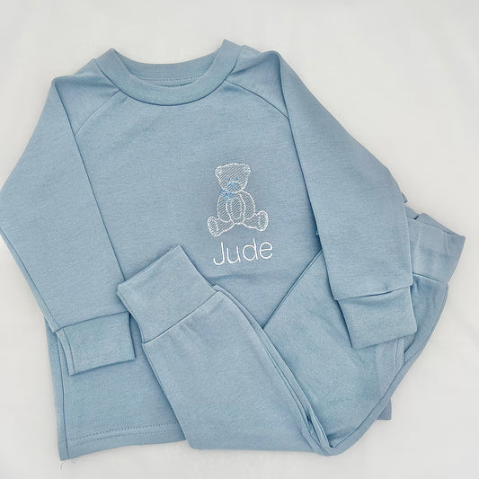 Dusty Blue Lounge Set
